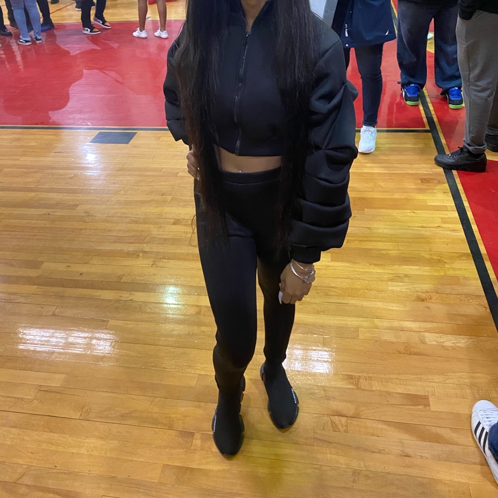 black fashion nova set